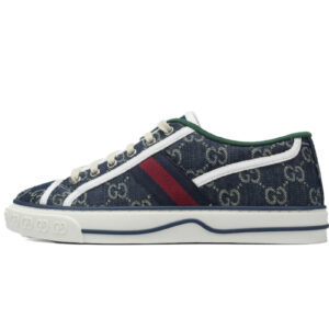 Gucci Premium 1:1 Replica Denim Blue 1977 Tennis Sneakers